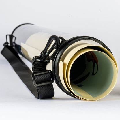 Wide Diameter Clear Concert Poster Tube – 3.75” Travel Tube