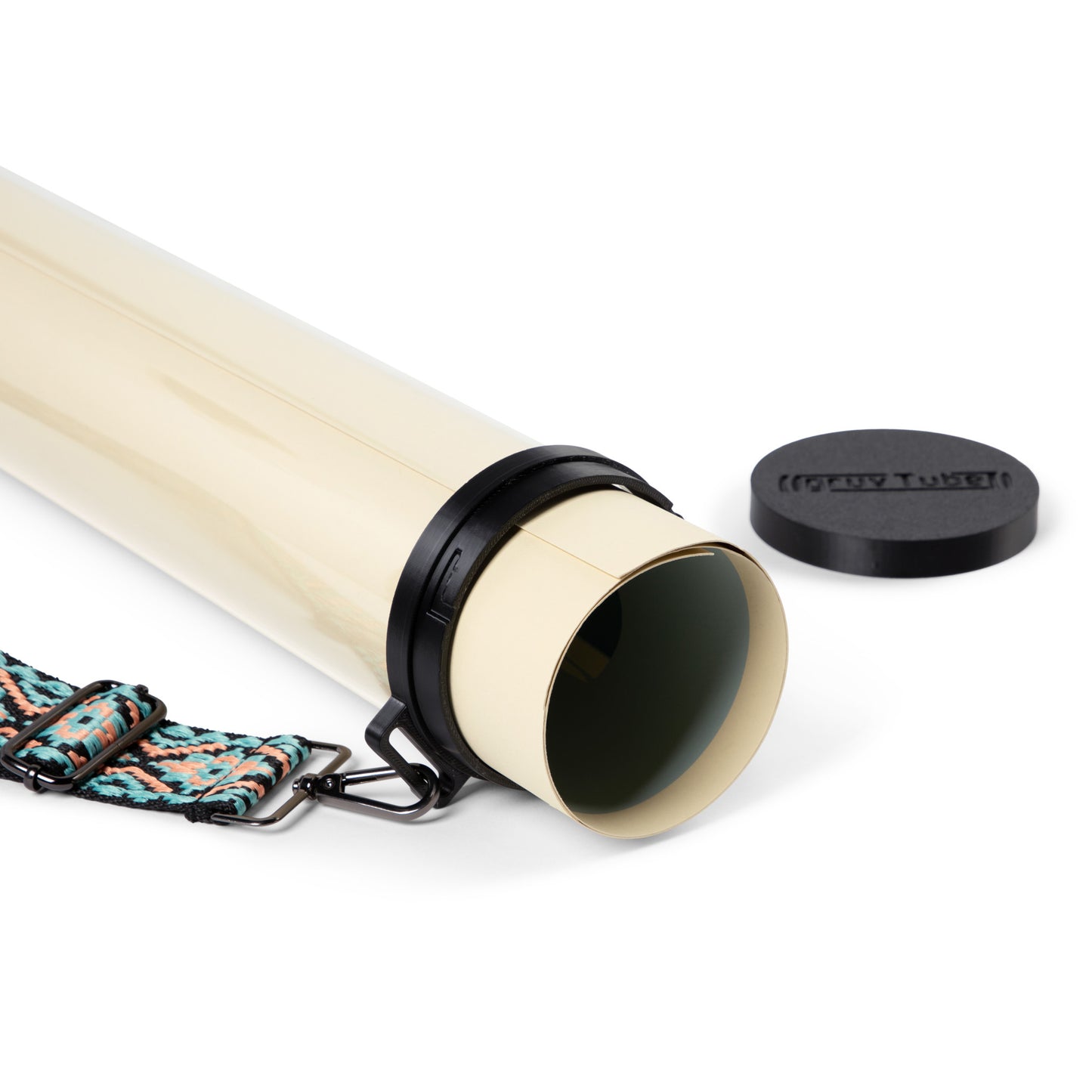 Wide Diameter Clear Concert Poster Tube – 3.75” Travel Tube