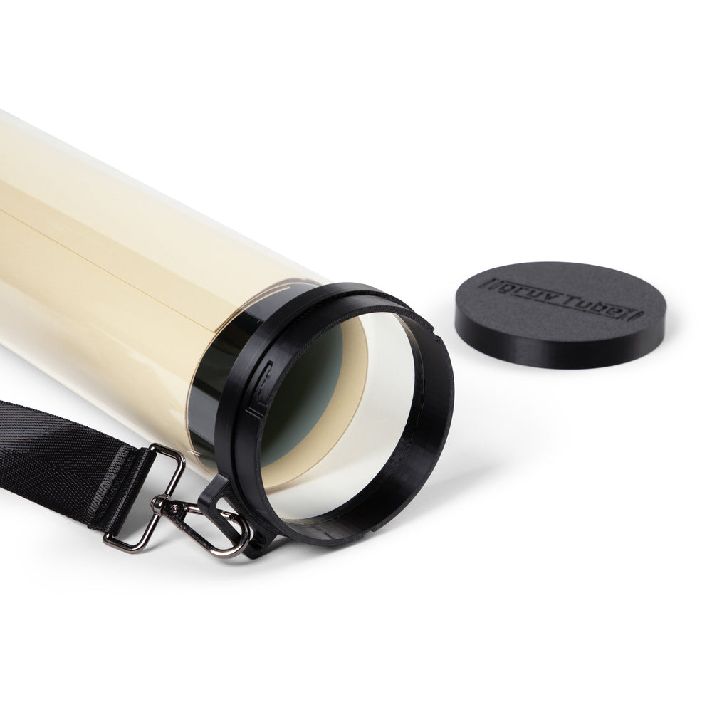clear concert poster tube with strap